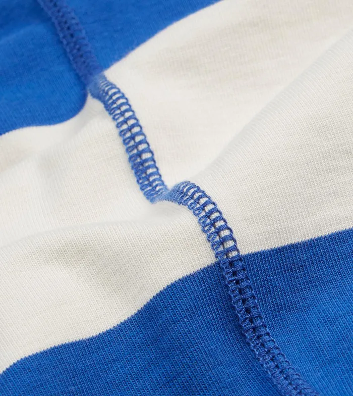 Drake039s Blue And White Wide Stripe Heavy Cotton Crew Neck Hiking TShirt 8211 Clothing