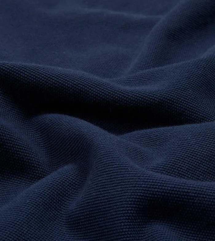 Drake039s Navy Piqu Cotton Polo Shirt 8211 Clothing