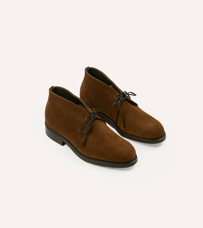 Drake039s Snuff Suede Murphy Goodyear Welted Chukka Boot 8211 Footwear