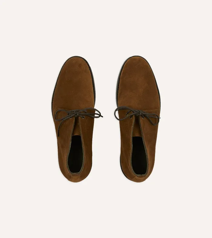 Drake039s Snuff Suede Murphy Goodyear Welted Chukka Boot 8211 Footwear