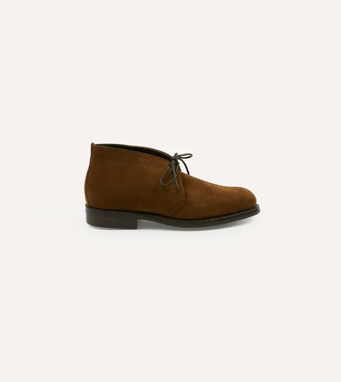 Drake039s Snuff Suede Murphy Goodyear Welted Chukka Boot 8211 Footwear