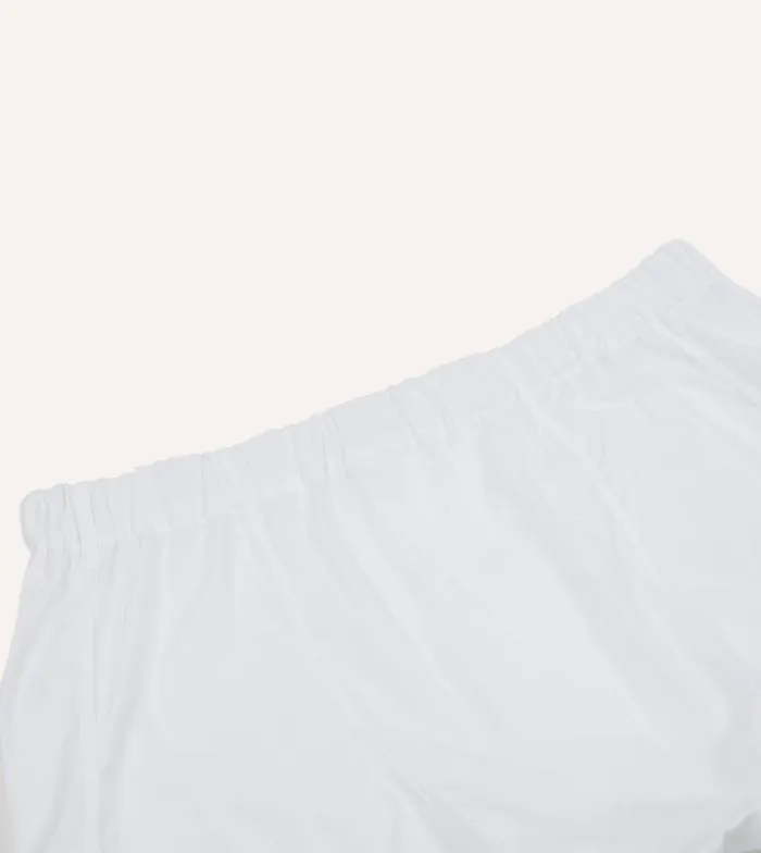 Drake039s White Cotton Poplin Boxer Shorts 8211 Accessories