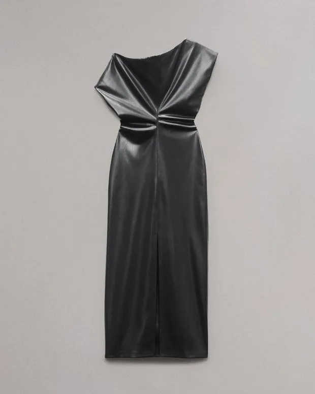 Dresses and Skirts Women Rag and Bone Eleanor Faux Leather Dress Black