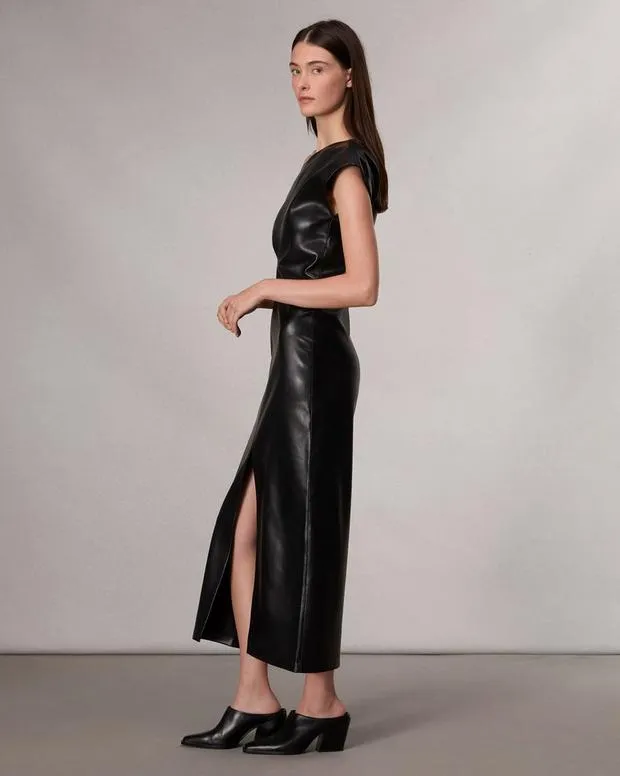 Dresses and Skirts Women Rag and Bone Eleanor Faux Leather Dress Black