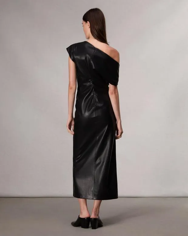 Dresses and Skirts Women Rag and Bone Eleanor Faux Leather Dress Black