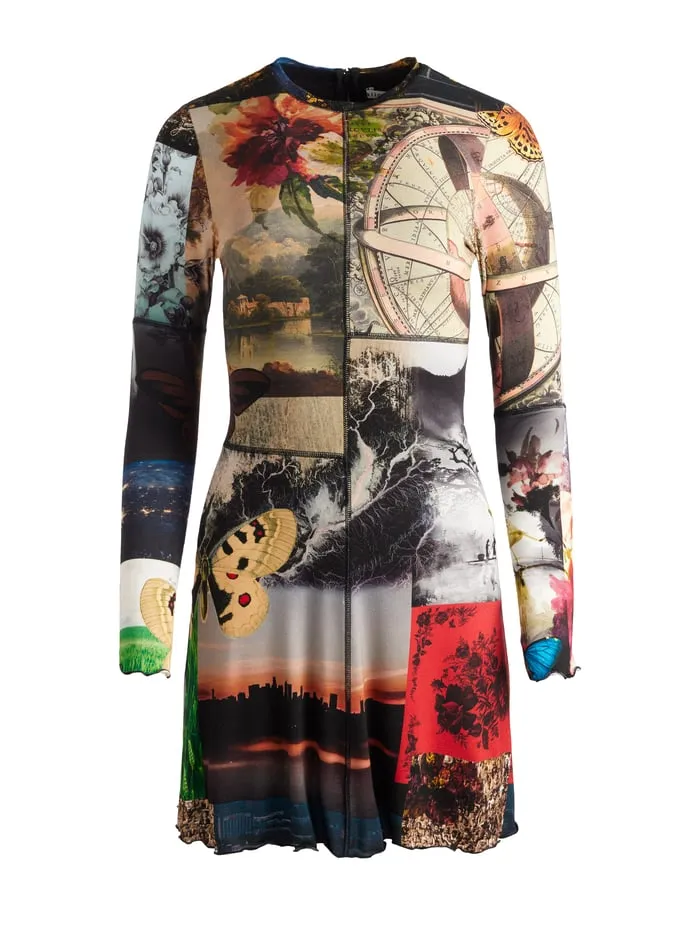 Dresses Women Alice Olivia Delora Mini Dress Eco Fusion