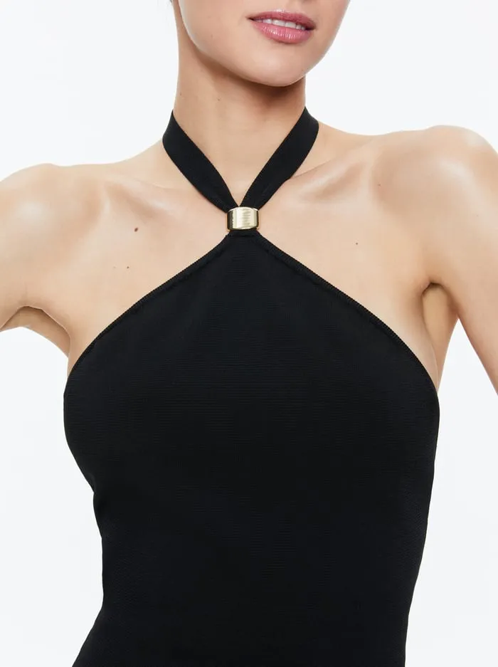 Dresses Women Alice Olivia Noe Halter Dress Black