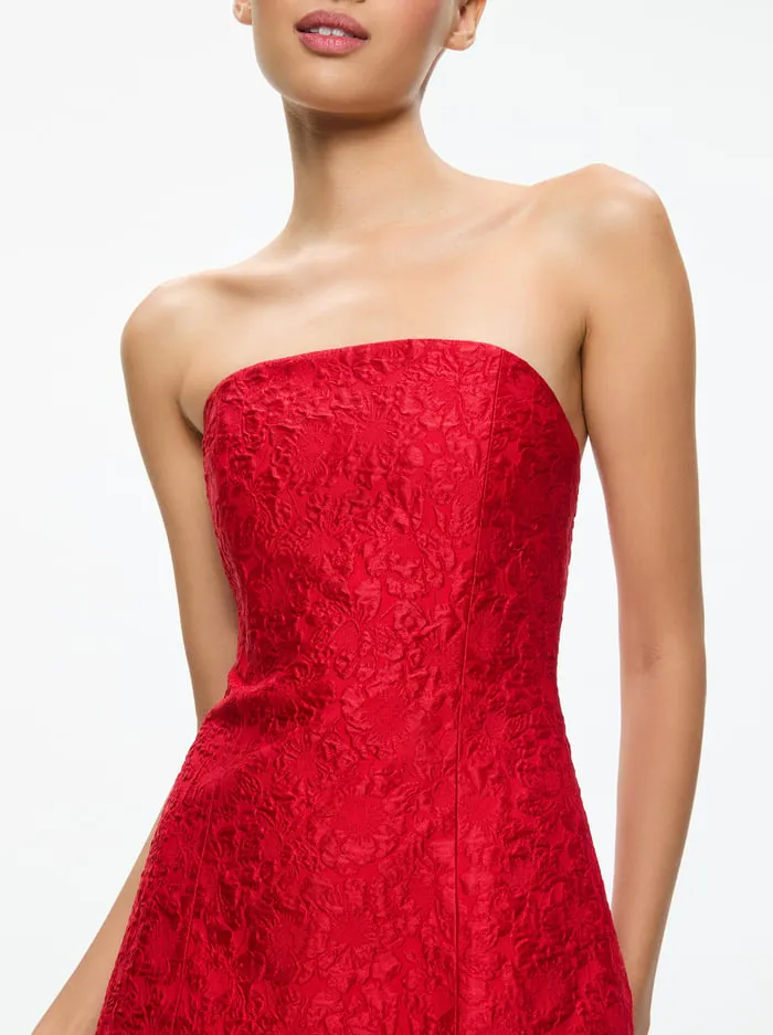 Dresses Women Alice Olivia Velia Mini Dress Perfect Ruby