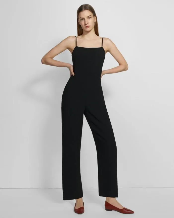 Dresses Women Theory Cami Jumpsuit In Admiral Crepe Black