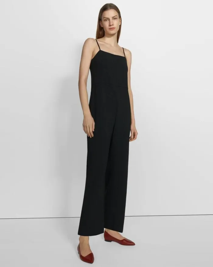 Dresses Women Theory Cami Jumpsuit In Admiral Crepe Black