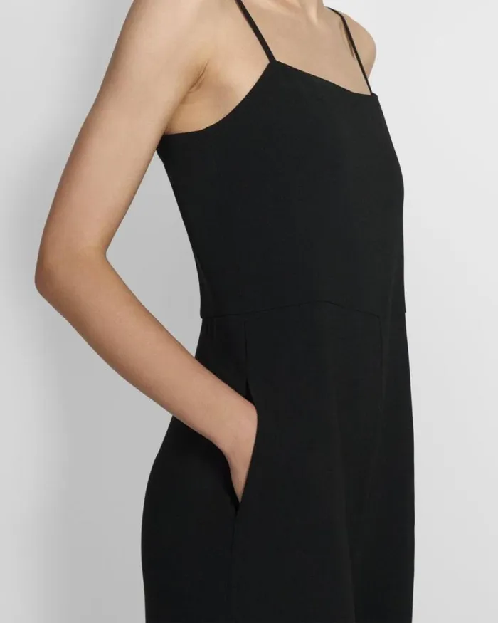 Dresses Women Theory Cami Jumpsuit In Admiral Crepe Black