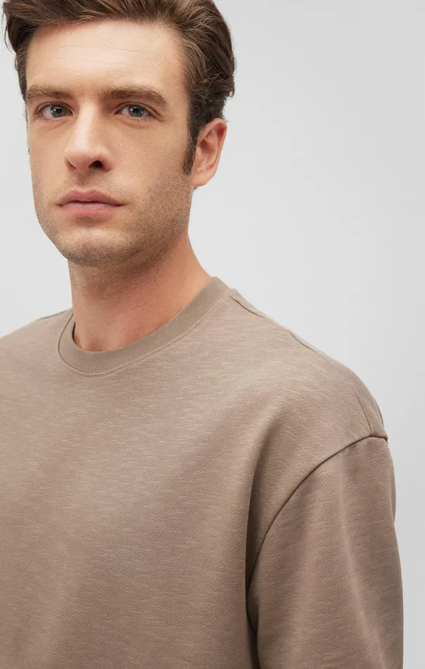 Drop Shoulder TShirt In Brindle Men Mavi Jeans TShirts Drop Shoulder TShirt In Brindle Men Mavi Jeans TShirts