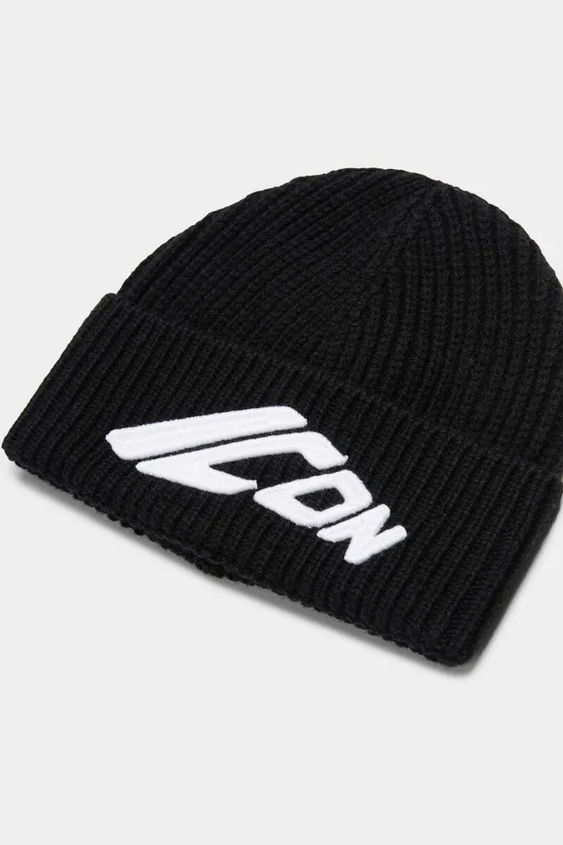 Dsquared2 Accessories D2 Icon New Generation Baby Beanie Blackwhite 8211 Kids