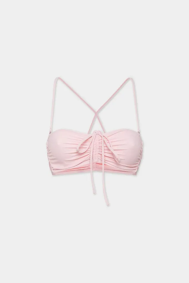 Dsquared2 Beachwear Logo VFront Bikini Brief Pink 8211 Women