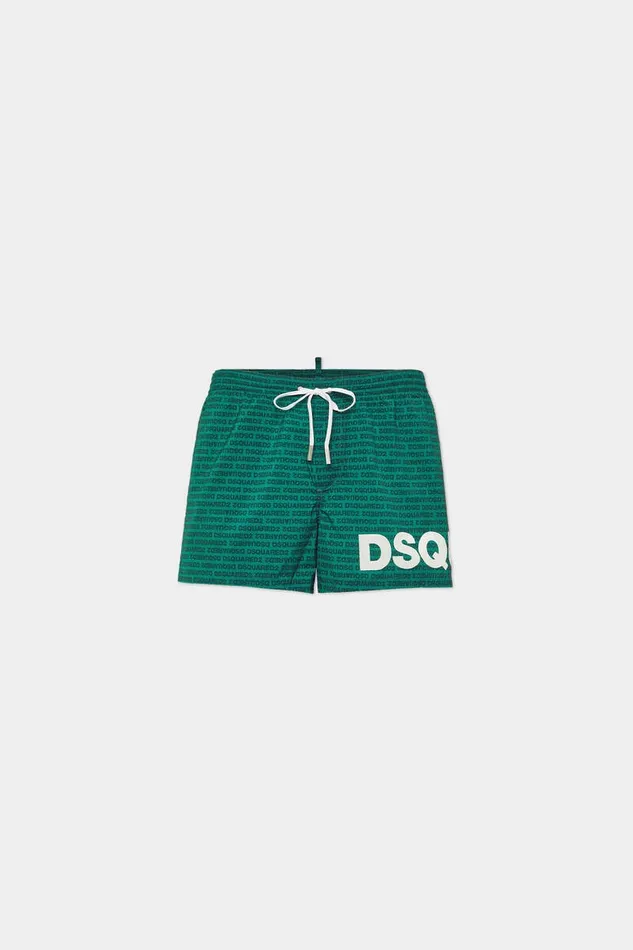 Dsquared2 Beachwear Swim Boxer Midi Green 8211 Men