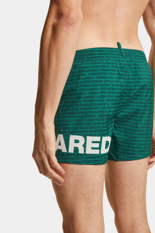 Dsquared2 Beachwear Swim Boxer Midi Green 8211 Men