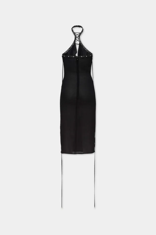 Dsquared2 Dresses and Jumpsuits Lace Up Dress Black 8211 Women