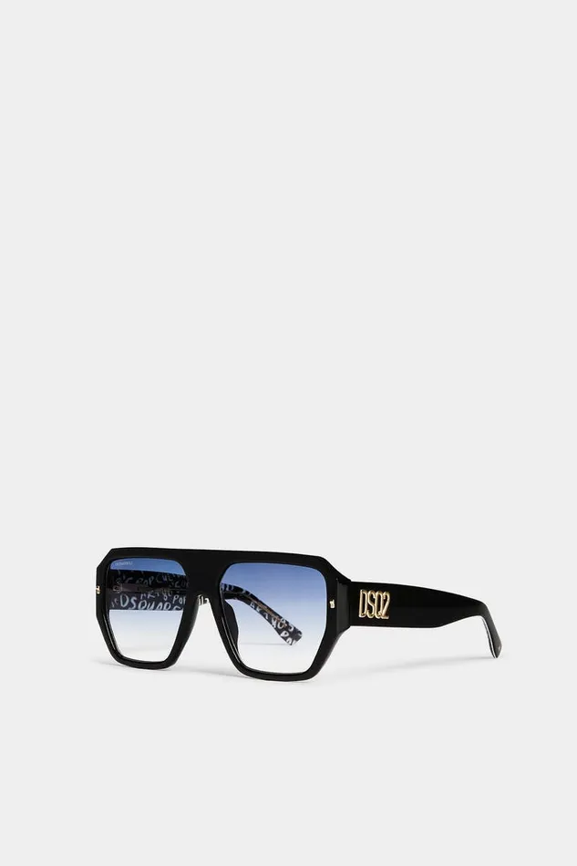 Dsquared2 Eyewear Hype Black White Pattern Sunglasses 8211 MenWomen