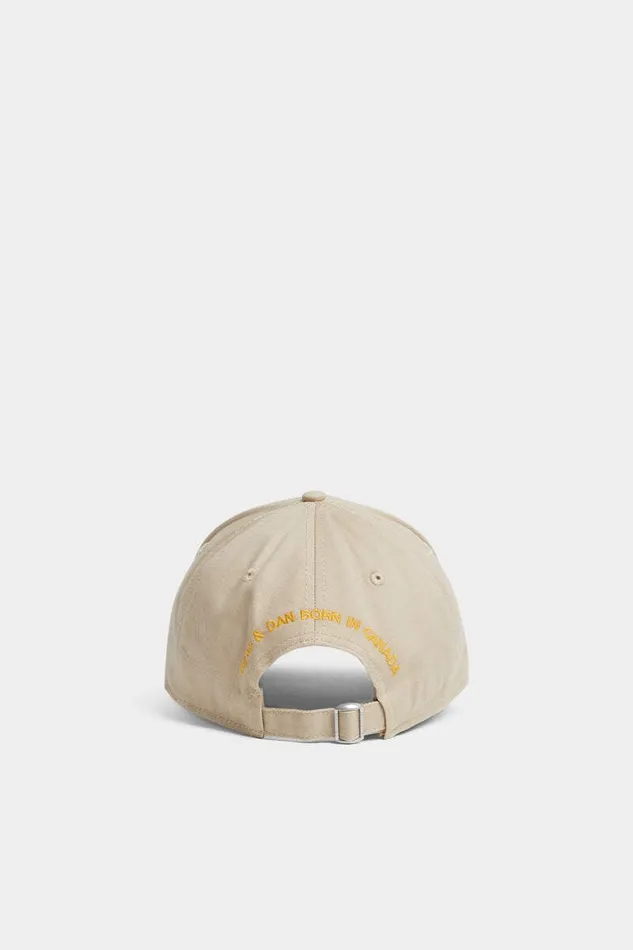 Dsquared2 Headwear Canadian Flag Patch Baseball Cap Beige 8211 Men