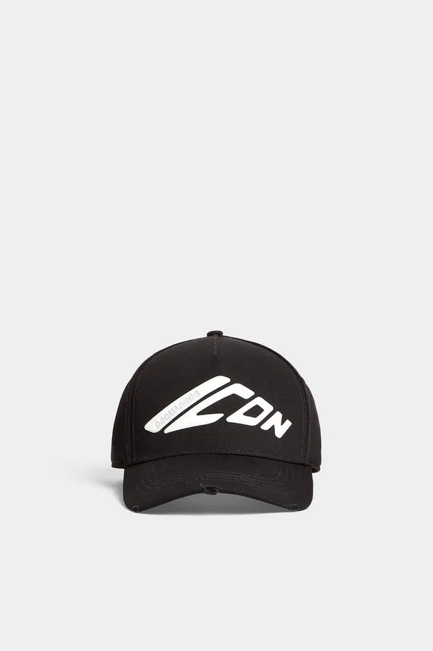 Dsquared2 Headwear Icon New Generation Baseball Cap Blackwhite 8211 MenWomen