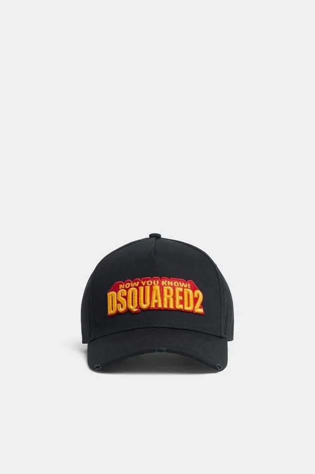Dsquared2 Headwear Slogan Baseball Cap Black 8211 Men