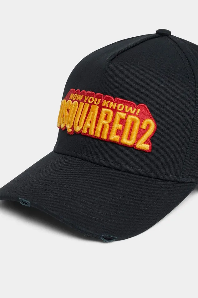 Dsquared2 Headwear Slogan Baseball Cap Black 8211 Men