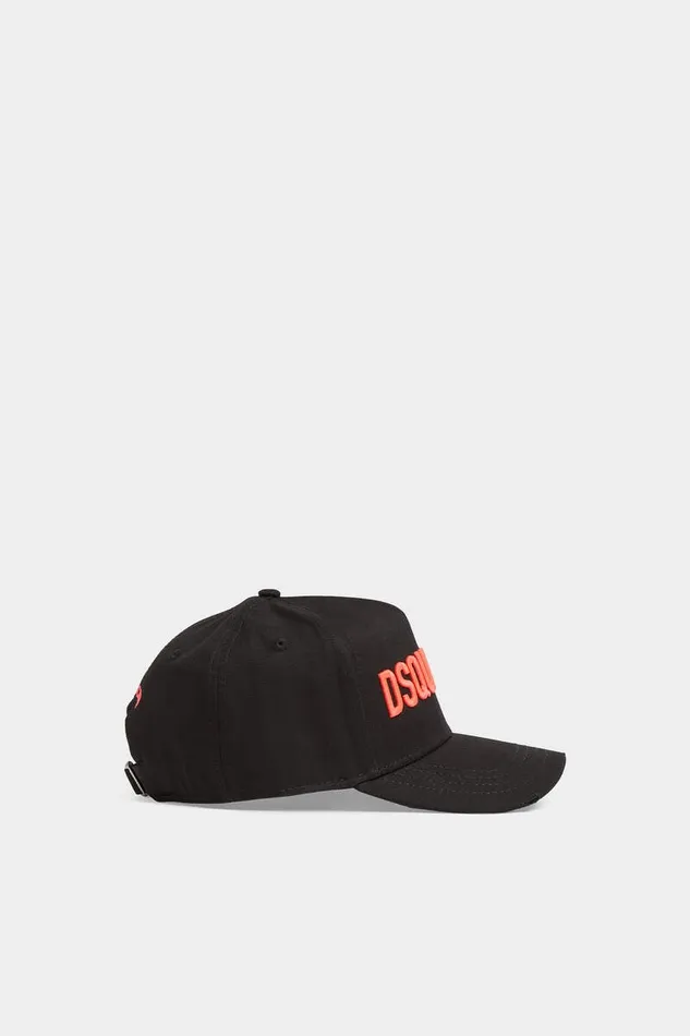Dsquared2 Headwear Technicolor Embroidered Baseball Cap Blackfuchsia 8211 Women