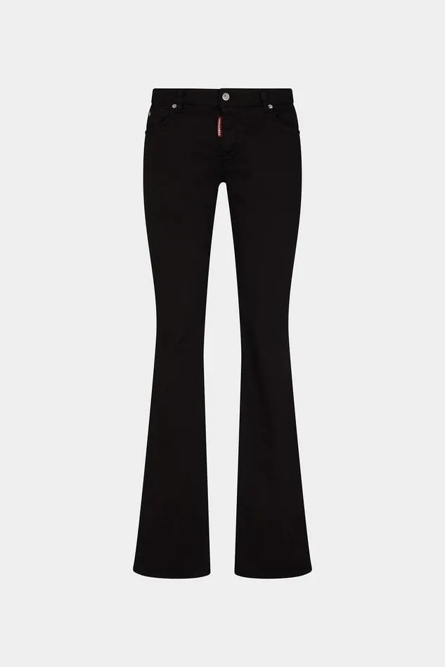 Dsquared2 Jeans Black Bull Medium Waist Flare Twiggy Jeans 8211 Women