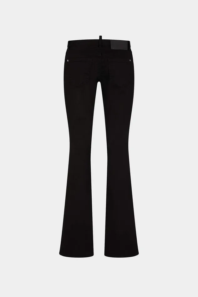 Dsquared2 Jeans Black Bull Medium Waist Flare Twiggy Jeans 8211 Women