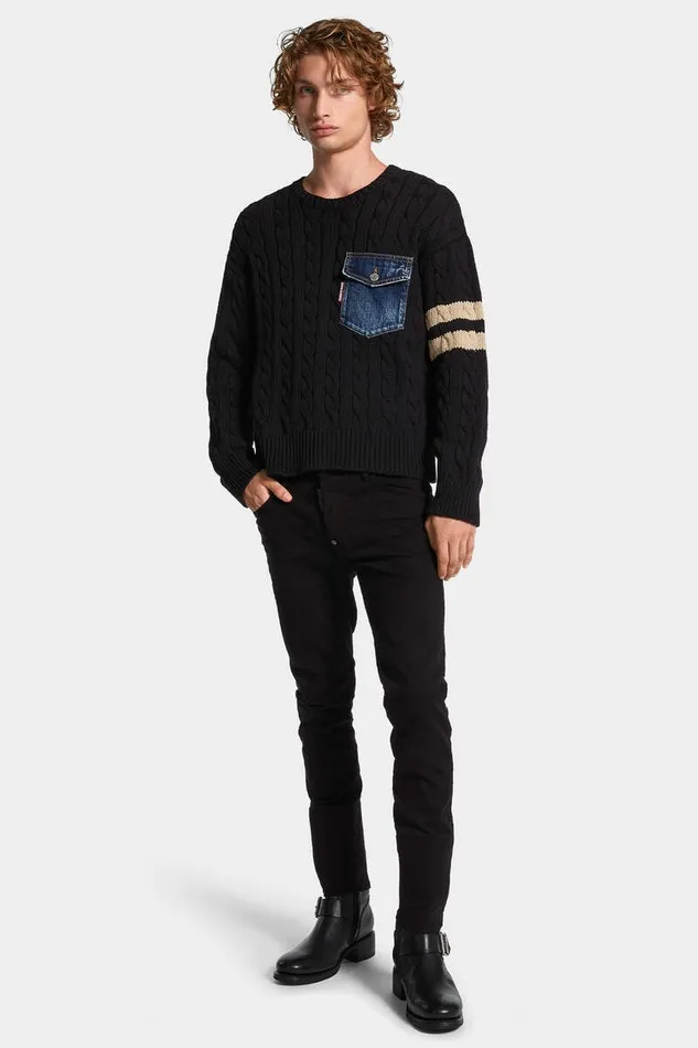 Dsquared2 Jeans Black Bull Skater Jeans 900 8211 Men Dsquared2 Jeans Black Bull Skater Jeans 900 8211 Men