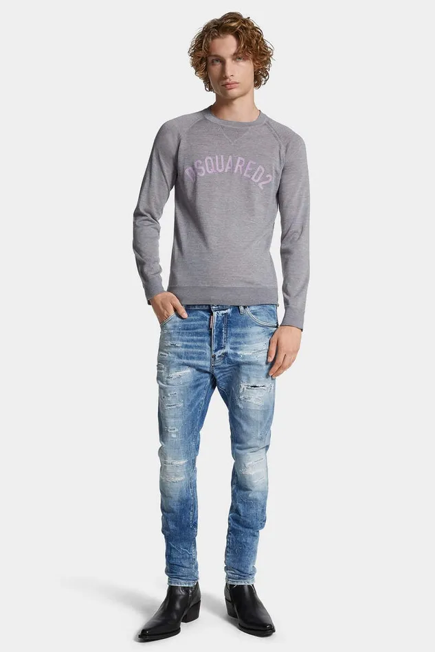 Dsquared2 Jeans Light Scarface Wash Cool Guy Jeans Navy 8211 Men