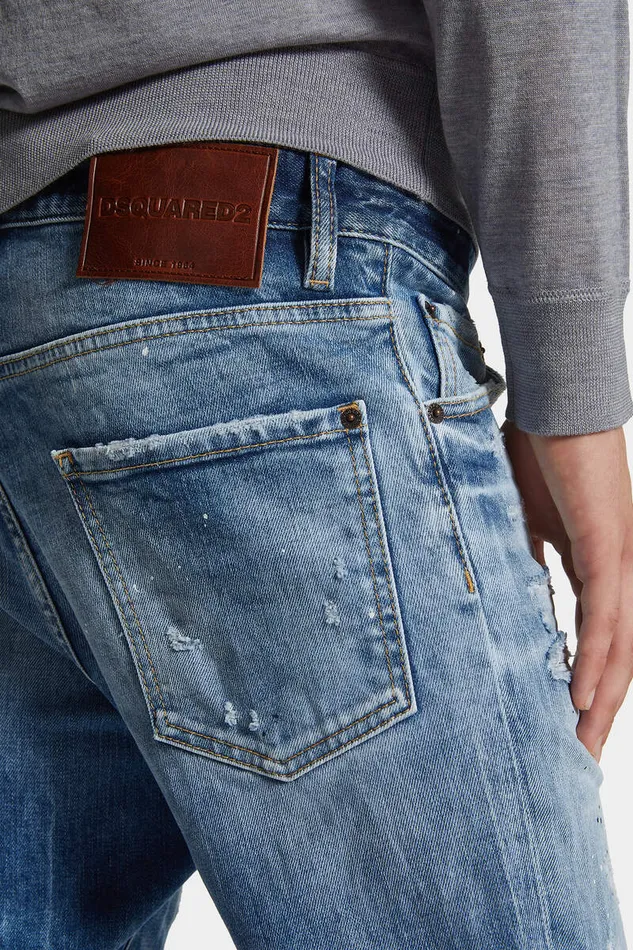 Dsquared2 Jeans Light Scarface Wash Cool Guy Jeans Navy 8211 Men