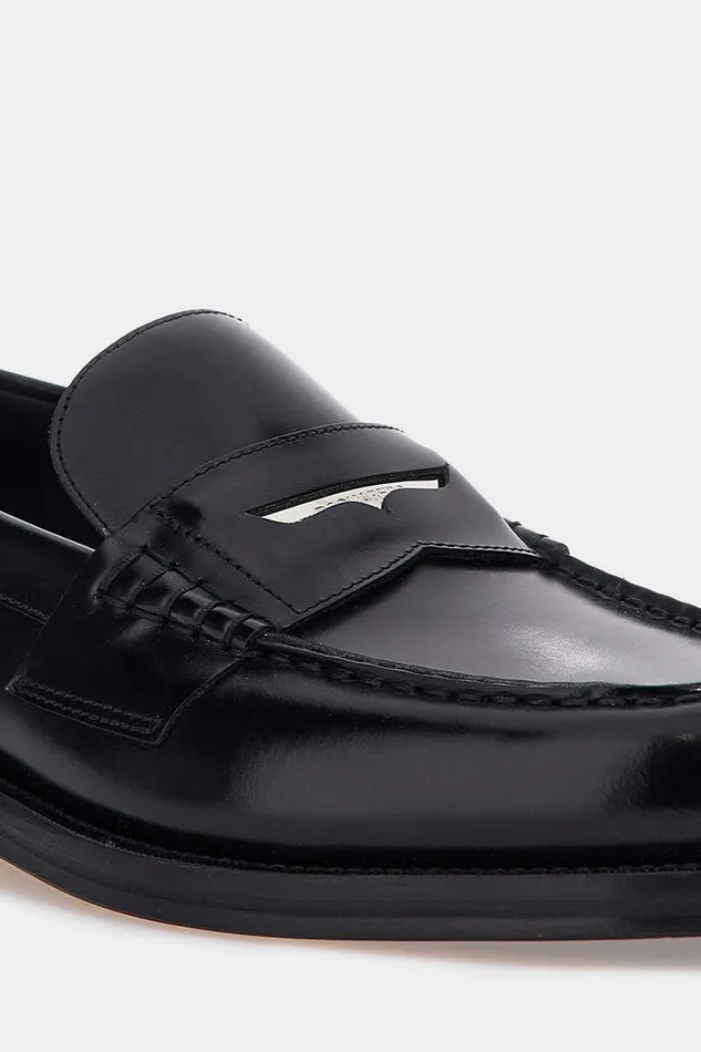 Dsquared2 Laced Shoes Beau Leather Loafer Black 8211 Men