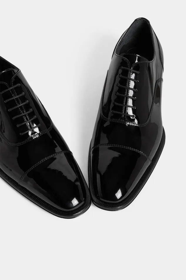 Dsquared2 Laced Shoes Classic Evening Oxford Black 8211 Men