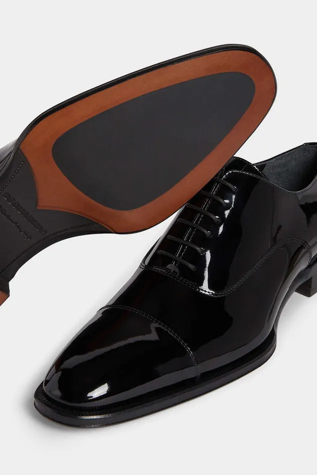 Dsquared2 Laced Shoes Classic Evening Oxford Black 8211 Men