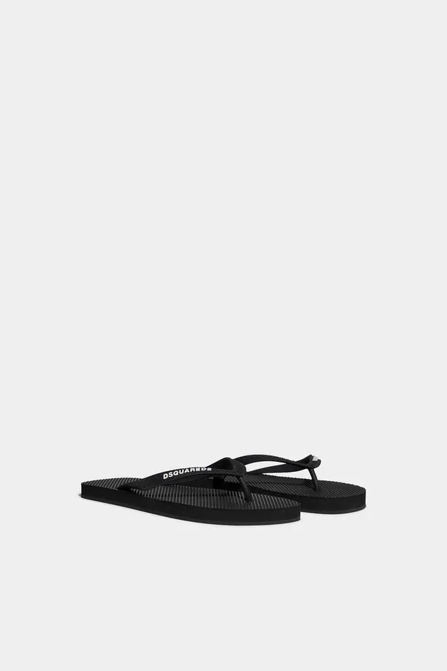 Dsquared2 Sandals and Slides Logo Flip Flops Black 8211 Men