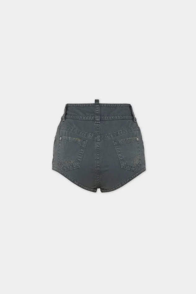 Dsquared2 Shorts 9 To 5 Cotton Hot Pant Orange 8211 Women
