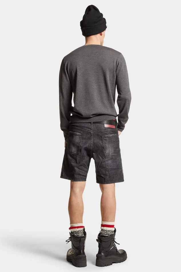 Dsquared2 Shorts Black Easy Wash Marine Shorts 8211 Men