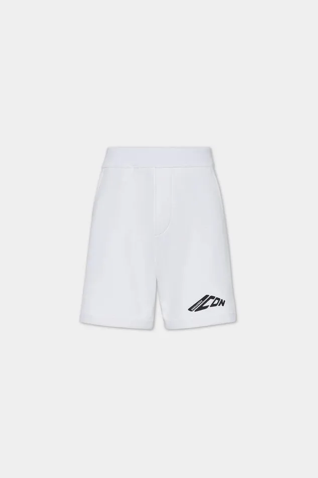 Dsquared2 Shorts Icon New Generation Big Boxer Sweat Shorts White 8211 Men