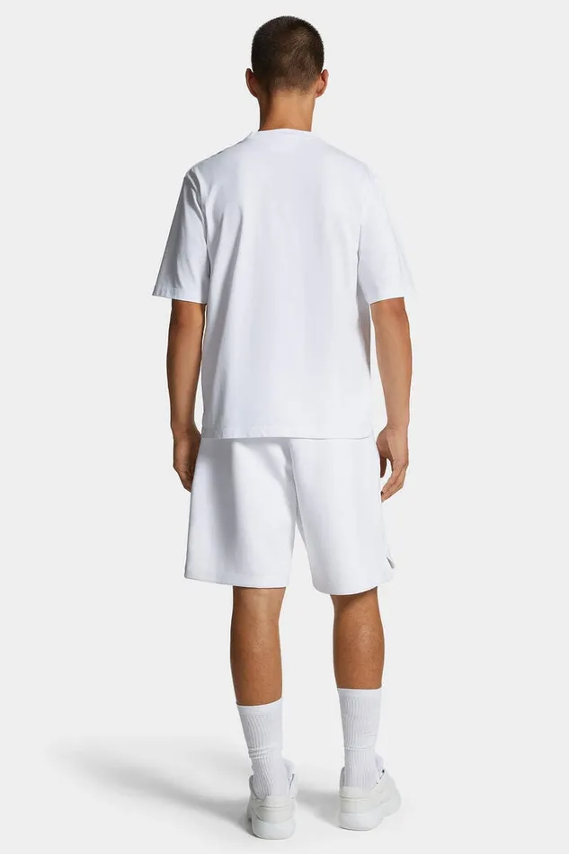 Dsquared2 Shorts Icon New Generation Big Boxer Sweat Shorts White 8211 Men
