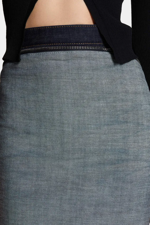 Dsquared2 Skirts Dark Urban Wash Upside Jeans Skirt Navy 8211 Women