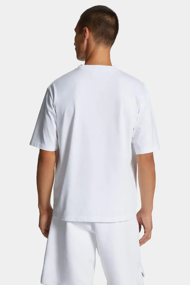 Dsquared2 TShirts and Polo Icon New Generation Loose Fit Pocket TShirt White 8211 Men