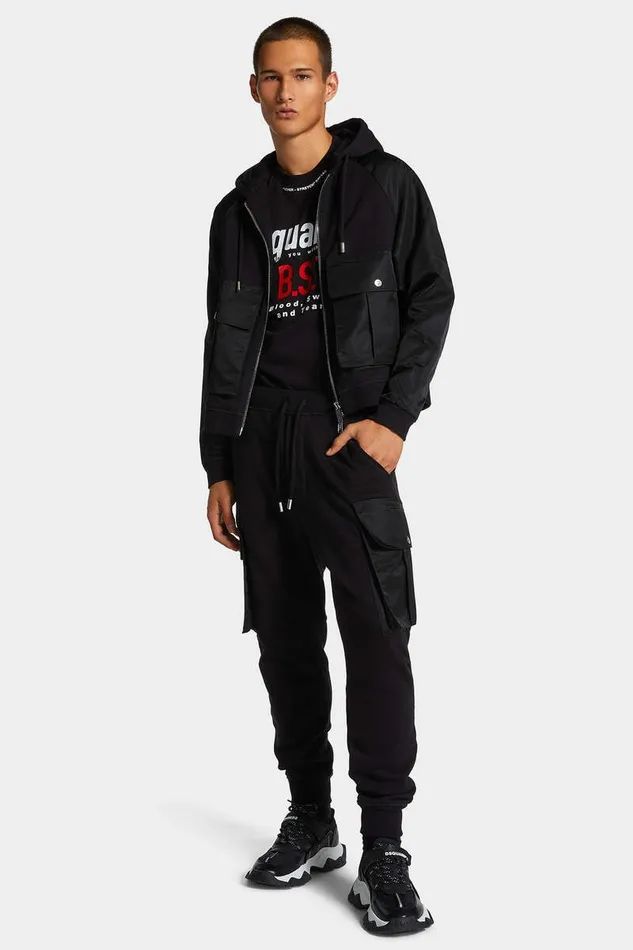 Dsquared2 TShirts and Polo Loose Fit Blood Sweat Tears TShirt Black 8211 Men