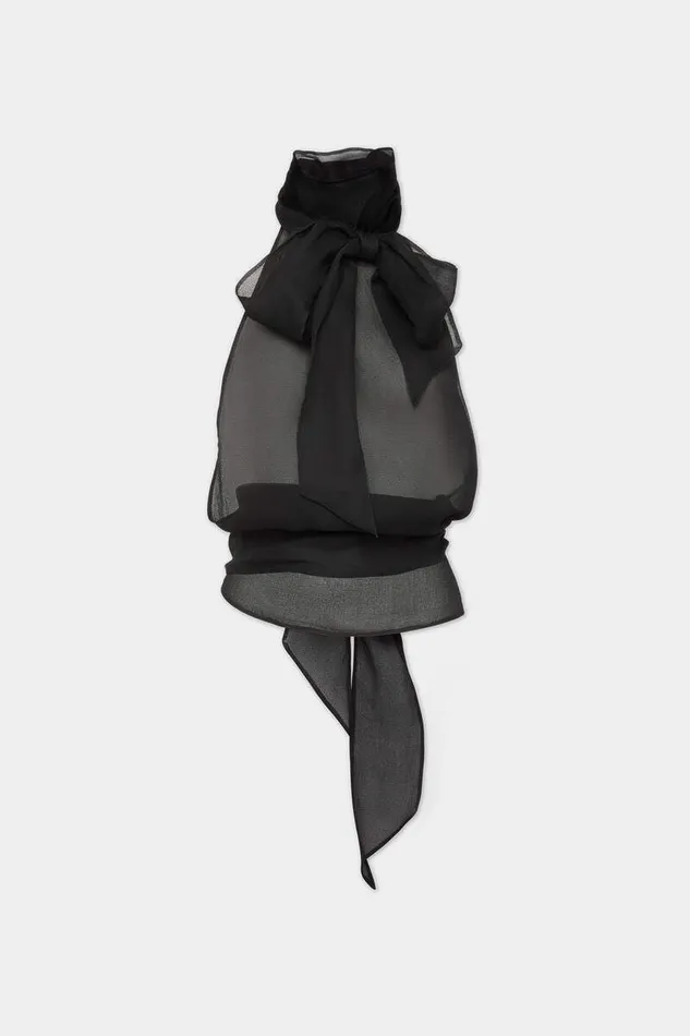 Dsquared2 Tops and TShirts Couture Bow Top Black 8211 Women