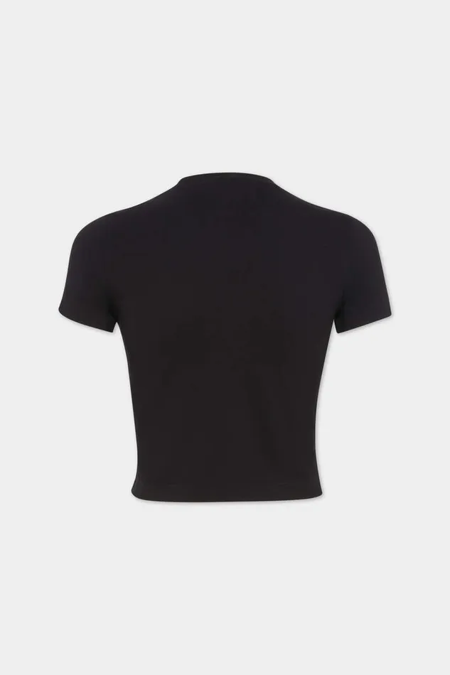 Dsquared2 Tops and TShirts Icon Mini Fit TShirt Black 8211 Women