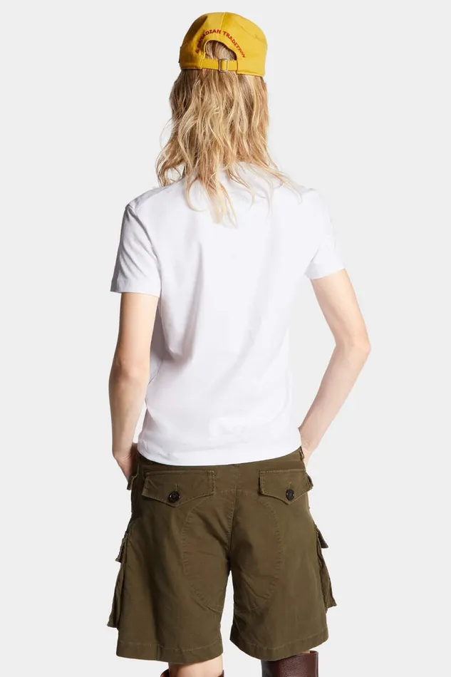 Dsquared2 Tops and TShirts Just Right Fit House TShirt White 8211 Women