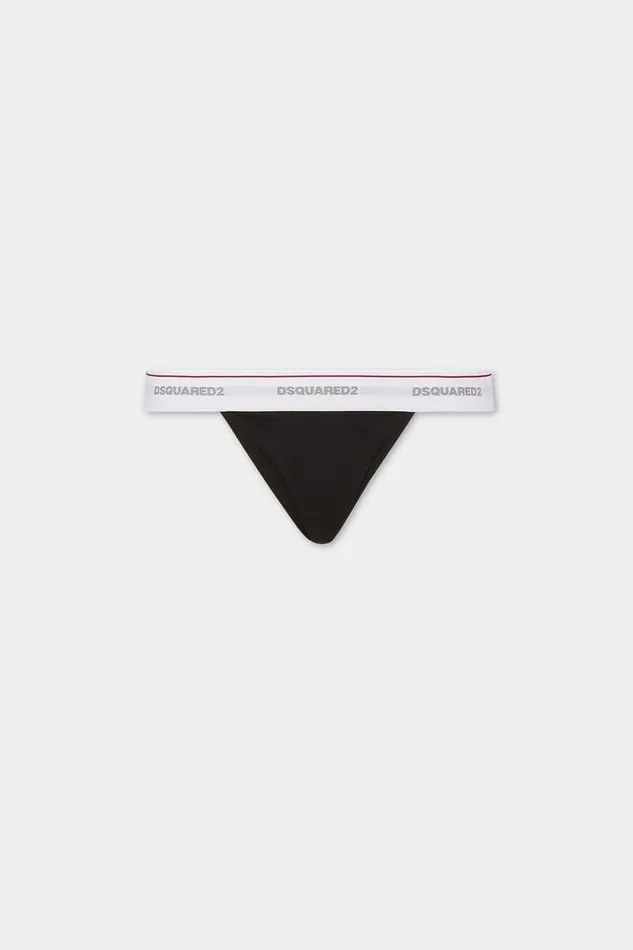 Dsquared2 Underwear Band Thong Black 8211 Women