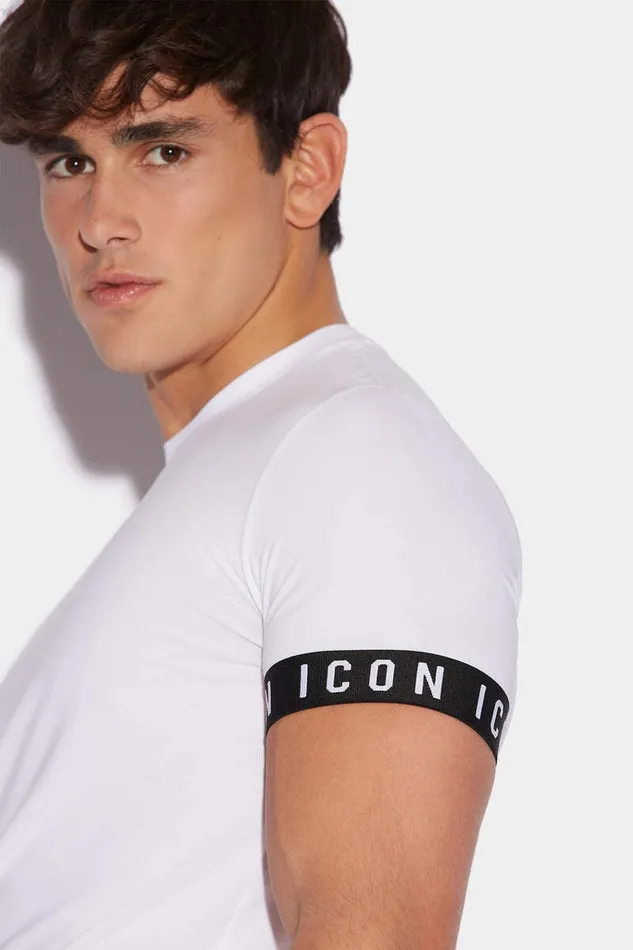 Dsquared2 Underwear Icon Band Round Neck TShirt White 8211 Men