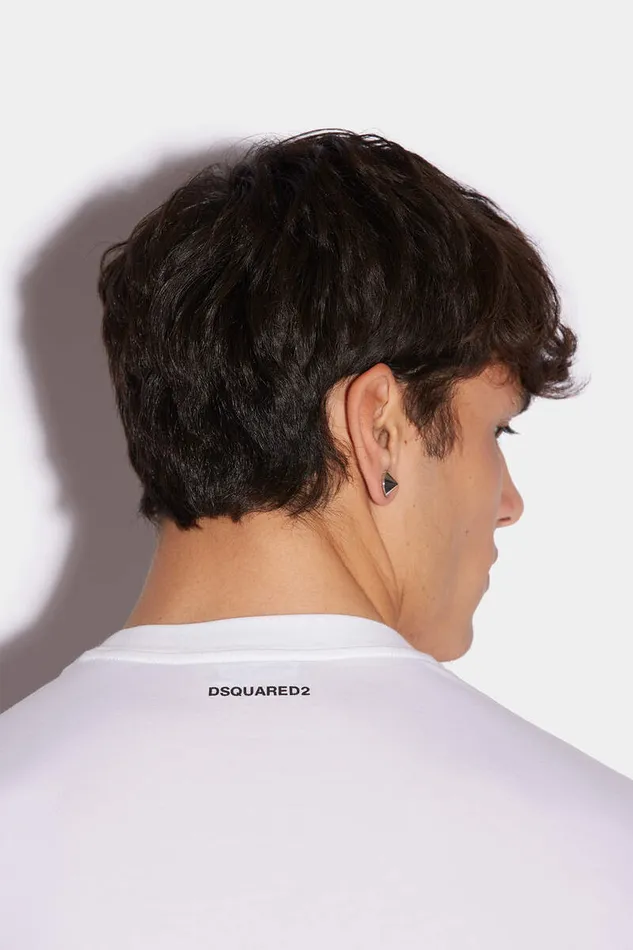 Dsquared2 Underwear Icon Band Round Neck TShirt White 8211 Men