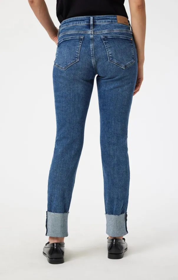 Emma Slim Boyfriend In Mid Used Flex Blue Women Mavi Jeans Denim Emma Slim Boyfriend In Mid Used Flex Blue Women Mavi Jeans Denim
